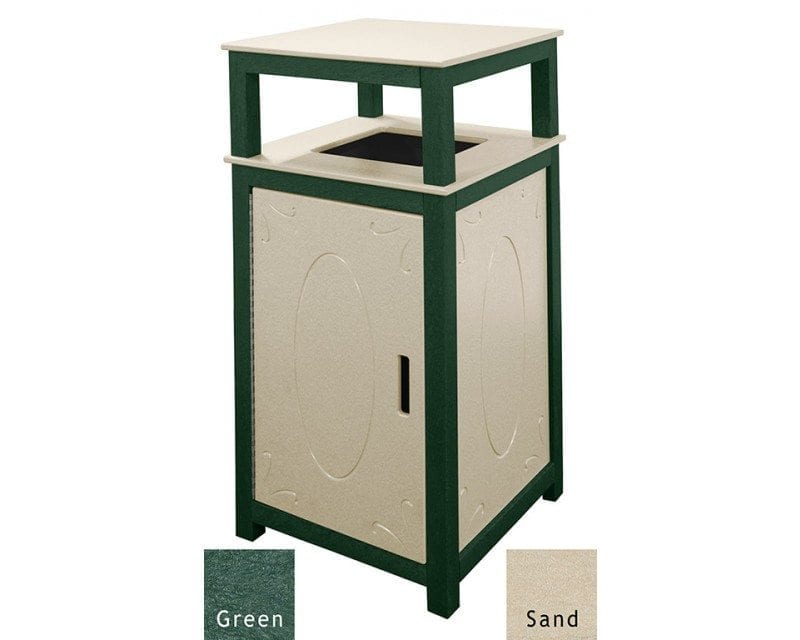 2Toned Square Receptacle Preservation Materials International LLC